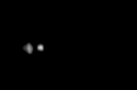 Plasma images of water droplets.